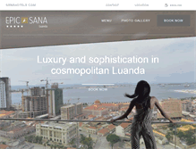 Tablet Screenshot of luanda.epic.sanahotels.com